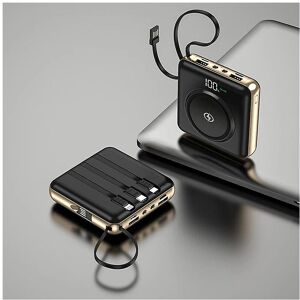 Unbranded (Black Option 4, 20000mah) 20000mah Qi Wireless Charger Power Bank Built In Cabl Unbranded (Black Option 4, 20000mah) 20000mah Qi Wireless Charger Power Bank Built In Cabl