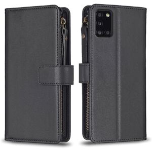 Unbranded (Black) Case For Samsung Galaxy A31 Zipper Cover Leather Wallet With Card Holder Unbranded (Black) Case For Samsung Galaxy A31 Zipper Cover Leather Wallet With Card Holder