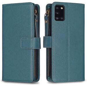 Unbranded (Green) Case For Samsung Galaxy A31 Zipper Cover Leather Wallet With Card Holder Unbranded (Green) Case For Samsung Galaxy A31 Zipper Cover Leather Wallet With Card Holder