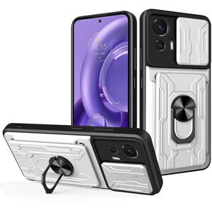 Unbranded (White) Shockproof Phone Cover For Motorola Edge 30 Neo 5G, Ring Phone Case with Unbranded (White) Shockproof Phone Cover For Motorola Edge 30 Neo 5G, Ring Phone Case with