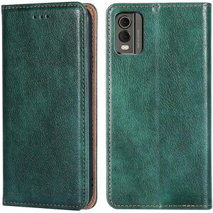 Unbranded (Green) For Nokia C32 Solid Color Scratch Resistant Leather Wallet Phone Case Ma Unbranded (Green) For Nokia C32 Solid Color Scratch Resistant Leather Wallet Phone Case Ma