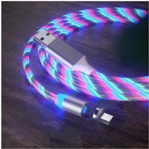 Unbranded (Multicolour) Rion Glowing Led Magnetic 3 In 1 Usb Charging Cable Fast Charge Da Unbranded (Multicolour) Rion Glowing Led Magnetic 3 In 1 Usb Charging Cable Fast Charge Da