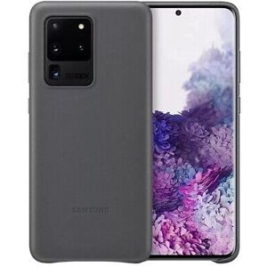 Official Genuine Samsung Galaxy S20 Ultra Leather Cover Grey Case EF-VG988LJEG Official Genuine Samsung Galaxy S20 Ultra Leather Cover Grey Case EF-VG988LJEG