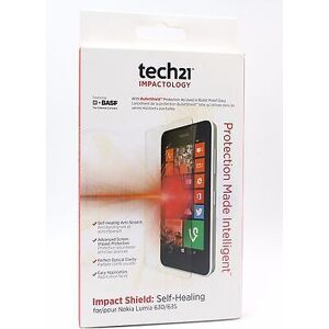 2 x Tech21 Impact Shield Self-Healing Screen Protector for Nokia Lumia 630/635 2 x Tech21 Impact Shield Self-Healing Screen Protector for Nokia Lumia 630/635