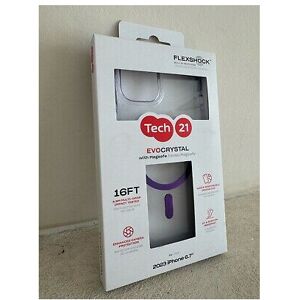 Premium Case for iPhone 15 PLUS High Quality Clear Cover by Tech21 EvoCrystal Premium Case for iPhone 15 PLUS High Quality Clear Cover by Tech21 EvoCrystal