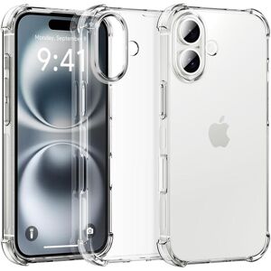 Unbranded (clear, For iPhone 16 Plus) Silicone Shockproof Case for Iphone 16 Pro Max 15 Pl Unbranded (clear, For iPhone 16 Plus) Silicone Shockproof Case for Iphone 16 Pro Max 15 Pl