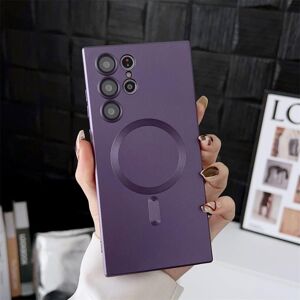 Unbranded (purple, For Samsung S21 Ultra) Luxury Matte Magnetic For Magsafe Wireless Charg Unbranded (purple, For Samsung S21 Ultra) Luxury Matte Magnetic For Magsafe Wireless Charg