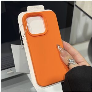 Unbranded (Orange, For iPhone 16 ProMax) Luxury Soft Silicone Rubber TPU Case for iPhone 1 Unbranded (Orange, For iPhone 16 ProMax) Luxury Soft Silicone Rubber TPU Case for iPhone 1