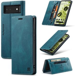 Unbranded (Blue) Rfid Blocking Case for Google Pixel 6 Kickstand Magnetic Pu Leather Prote Unbranded (Blue) Rfid Blocking Case for Google Pixel 6 Kickstand Magnetic Pu Leather Prote