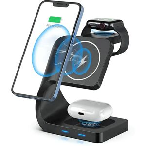 Unbranded MagSafe 3 in 1 Wireless Charger for Phone, Apple Watch, & Airpods Unbranded MagSafe 3 in 1 Wireless Charger for Phone, Apple Watch, & Airpods