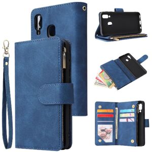 Unbranded (Blue) Zipper Pocket Case for Samsung Galaxy A40 Pure Color Wrist Strap Cash Slo Unbranded (Blue) Zipper Pocket Case for Samsung Galaxy A40 Pure Color Wrist Strap Cash Slo