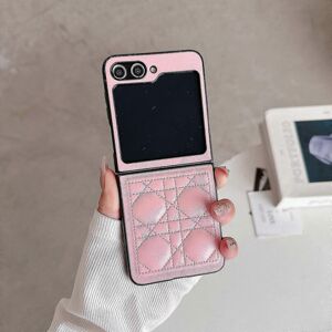 Unbranded Luxury Leather Diamond Case for Samsung Galaxy Z Flip 6 Shockproof & Anti-Drop C Unbranded Luxury Leather Diamond Case for Samsung Galaxy Z Flip 6 Shockproof & Anti-Drop C