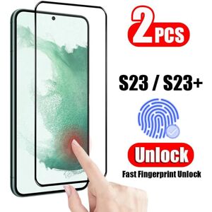 Unbranded (black, S25 Ultra) 2pcs Fingerprint Unlock Tempered Glass Film For Samsung Galax Unbranded (black, S25 Ultra) 2pcs Fingerprint Unlock Tempered Glass Film For Samsung Galax