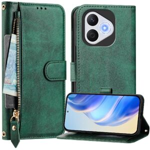 GANGXUN (Green) Flip Case for Honor 400 Lite Zipper Pu Leather Magnetic Card Holder GANGXUN (Green) Flip Case for Honor 400 Lite Zipper Pu Leather Magnetic Card Holder