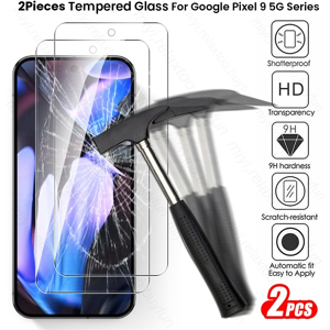 Unbranded (For Google Pixel8pro, Transparent-2Pcs) 2Pcs 19D Tempered Glass Full Cover Scre Unbranded (For Google Pixel8pro, Transparent-2Pcs) 2Pcs 19D Tempered Glass Full Cover Scre