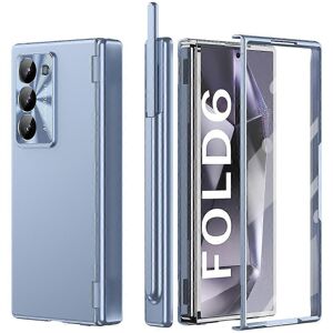 Unbranded (Blue) Magnetic Hinge Protection Case for Samsung Galaxy Z Fold 6 with Front Scr Unbranded (Blue) Magnetic Hinge Protection Case for Samsung Galaxy Z Fold 6 with Front Scr