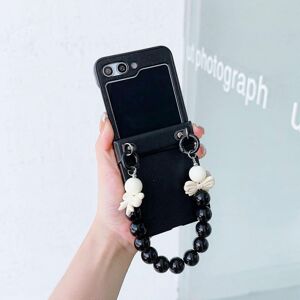 Unbranded (Black) Solid Color PU Leather Slim Shockproof Case for Samsung Galaxy Z Flip 6 Unbranded (Black) Solid Color PU Leather Slim Shockproof Case for Samsung Galaxy Z Flip 6