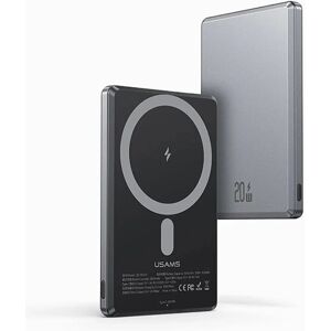 GreenZech (Grey) PD20W 5000mAh Magnetic Wireless Power Bank Fast Charging for iPhone & Sam GreenZech (Grey) PD20W 5000mAh Magnetic Wireless Power Bank Fast Charging for iPhone & Sam