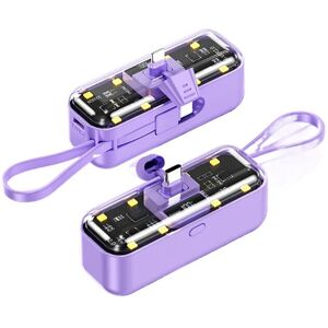 GreenZech (20000mah, Purple For Type C) 20,000mAh Fast Charging Power Bank with PD100W & D GreenZech (20000mah, Purple For Type C) 20,000mAh Fast Charging Power Bank with PD100W & D