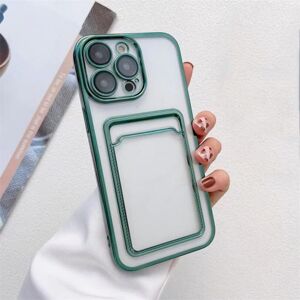 Unbranded (green, iPhone 12 Pro Max) Luxury Plating Frame Wallet Phone Case with Card Hold Unbranded (green, iPhone 12 Pro Max) Luxury Plating Frame Wallet Phone Case with Card Hold