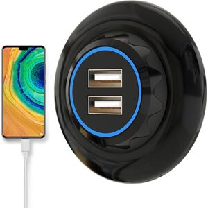 Unbranded (2USB 4.8A) Fast Car Charger - Port USB Outlet Quick Charge 3.0 Port - 30W Car Q Unbranded (2USB 4.8A) Fast Car Charger - Port USB Outlet Quick Charge 3.0 Port - 30W Car Q
