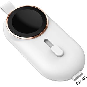 Unbranded (for, White) Keychain Portable Charger - 2-In-1 2000mAh Magnetic Keychain Charge Unbranded (for, White) Keychain Portable Charger - 2-In-1 2000mAh Magnetic Keychain Charge