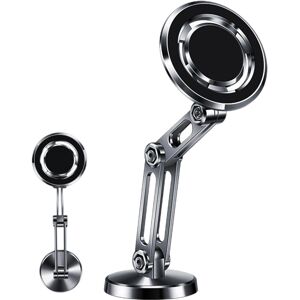 Unbranded (Black) Magnetic Car Phone Holder Foldable Dashboard Phone Mount,360 Degree Ro Unbranded (Black) Magnetic Car Phone Holder Foldable Dashboard Phone Mount,360 Degree Ro