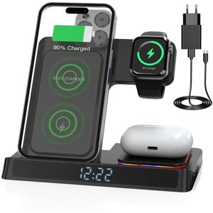 GreenZech 15W Fast Wireless Charger Stand with Type-C Cable, Durable ABS+PC, Multi-Device GreenZech 15W Fast Wireless Charger Stand with Type-C Cable, Durable ABS+PC, Multi-Device