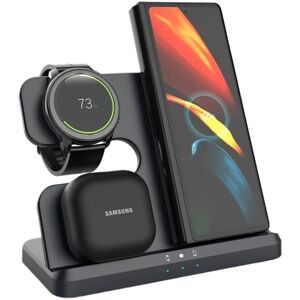 GreenZech 3 in 1 Wireless Charging Station for Samsung Galaxy S24 S23 S22 Ultra, Note20, W GreenZech 3 in 1 Wireless Charging Station for Samsung Galaxy S24 S23 S22 Ultra, Note20, W