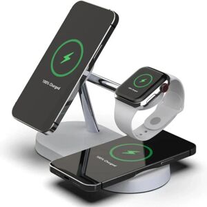 GreenZech (Black) Wireless Charger Pad - Fast 5W-15W Charging for iWatch & AirPods, Type-C GreenZech (Black) Wireless Charger Pad - Fast 5W-15W Charging for iWatch & AirPods, Type-C