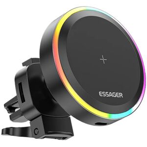 GreenZech (air outlet Type) Universal Magnetic Wireless Car Holder with Qi 15W Charger - C GreenZech (air outlet Type) Universal Magnetic Wireless Car Holder with Qi 15W Charger - C