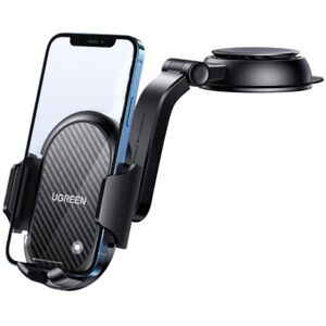 GreenZech Waterfall-Shaped Suction Cup Car Holder for 4.7-7.2" Devices - Durable PC, ABS & GreenZech Waterfall-Shaped Suction Cup Car Holder for 4.7-7.2" Devices - Durable PC, ABS &