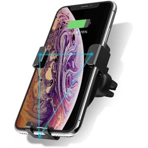 GreenZech (Red) Wireless Car Phone Charger, 5V, 2.1A, ABS, Fits 4-6.5" Phones, Includes US GreenZech (Red) Wireless Car Phone Charger, 5V, 2.1A, ABS, Fits 4-6.5" Phones, Includes US