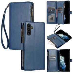 Unbranded (Blue) Case for Samsung Galaxy A34 5G Card Slots PU Leather Folio Flip Wallet Zi Unbranded (Blue) Case for Samsung Galaxy A34 5G Card Slots PU Leather Folio Flip Wallet Zi