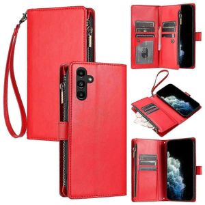 Unbranded (Red) Case for Samsung Galaxy A34 5G Card Slots PU Leather Folio Flip Wallet Zip Unbranded (Red) Case for Samsung Galaxy A34 5G Card Slots PU Leather Folio Flip Wallet Zip