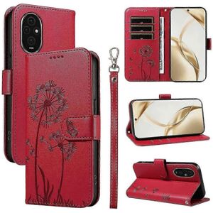 Unbranded (Red, Multicolor) For Honor 200 5G Leather Case Wallet Phone Cover Dandelion Imp Unbranded (Red, Multicolor) For Honor 200 5G Leather Case Wallet Phone Cover Dandelion Imp