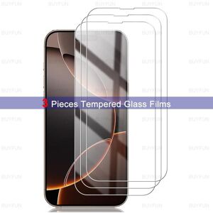 Unbranded (transparent, for iPhone 16Pro Max) 3Pcs Tempered Glass Protector For Apple iPho Unbranded (transparent, for iPhone 16Pro Max) 3Pcs Tempered Glass Protector For Apple iPho