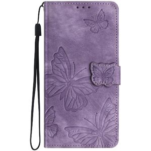 GANGXUN (Purple) Flip Case for Samsung Galaxy A26 5g Card Slots Holder Butterfly Wallet GANGXUN (Purple) Flip Case for Samsung Galaxy A26 5g Card Slots Holder Butterfly Wallet