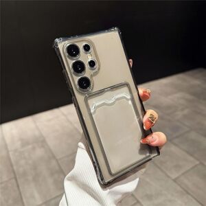 Unbranded (black, Samsung Galaxy S24FE) Anti-knock Card Slot Clear TPU Case for Samsung Ga Unbranded (black, Samsung Galaxy S24FE) Anti-knock Card Slot Clear TPU Case for Samsung Ga