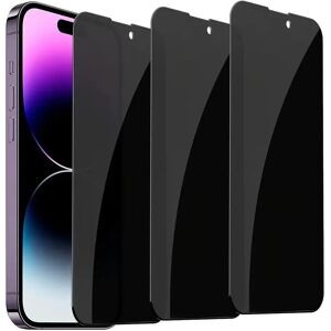 Unbranded (3pcs/set-Black, iPhone16) Anti-spy Privacy Phone Screen Protector, Tempered Scr Unbranded (3pcs/set-Black, iPhone16) Anti-spy Privacy Phone Screen Protector, Tempered Scr