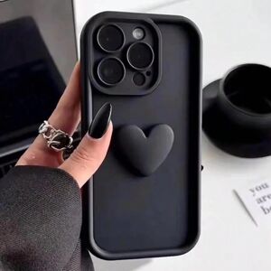 Gaatpot (black, For iPhone 12Pro Max) Luxury Cute 3D Love Heart Silicone Phone Case For Gaatpot (black, For iPhone 12Pro Max) Luxury Cute 3D Love Heart Silicone Phone Case For