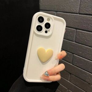 Gaatpot (White Yellow, For iPhone X) Luxury Cute 3D Love Heart Silicone Phone Case For i Gaatpot (White Yellow, For iPhone X) Luxury Cute 3D Love Heart Silicone Phone Case For i