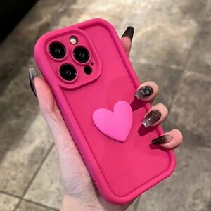 Gaatpot (Full Rose, For iPhone 15 Plus) Luxury Cute 3D Love Heart Silicone Phone Case Fo Gaatpot (Full Rose, For iPhone 15 Plus) Luxury Cute 3D Love Heart Silicone Phone Case Fo