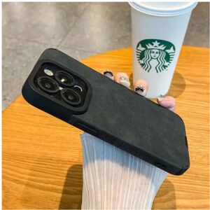 Gaatpot (Black, For iPhone13 Pro Max) Matte Leather Silicone Phone Case For iPhone 15 16 Gaatpot (Black, For iPhone13 Pro Max) Matte Leather Silicone Phone Case For iPhone 15 16