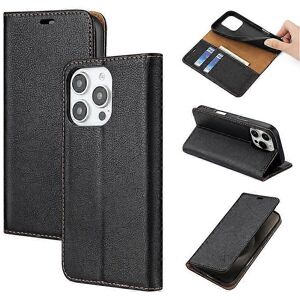 Unbranded (As show, One size) 1PC Compatible with iPhone 15 Pro Max Wallet Case, PU (Black Unbranded (As show, One size) 1PC Compatible with iPhone 15 Pro Max Wallet Case, PU (Black