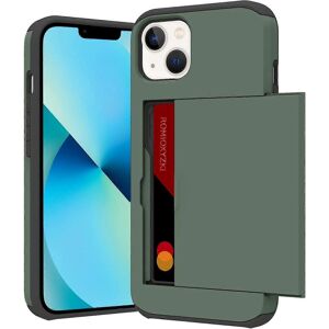 Unbranded (As show, One size) For iPhone 13 Pro Max Case with Card Holder Slot,Green Unbranded (As show, One size) For iPhone 13 Pro Max Case with Card Holder Slot,Green