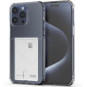 Unbranded (As show, One size) Transparent shatterproof phone case with card slots, ultra-t Unbranded (As show, One size) Transparent shatterproof phone case with card slots, ultra-t