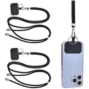 Unbranded (As show, One size) Phone Lanyard - Black (Phone Not Included), Adjustable Unive Unbranded (As show, One size) Phone Lanyard - Black (Phone Not Included), Adjustable Unive