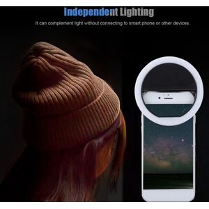 Unbranded Selfie LED Ring Flash Light Portable Phone Selfie Lamp Luminous Clip Lamp for iP Unbranded Selfie LED Ring Flash Light Portable Phone Selfie Lamp Luminous Clip Lamp for iP