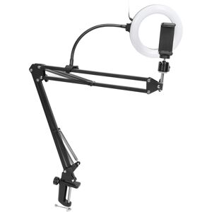 Unbranded Ring Light with Overhead Phone Mount Articulating Arm Phone Holder Desk Light fo Unbranded Ring Light with Overhead Phone Mount Articulating Arm Phone Holder Desk Light fo